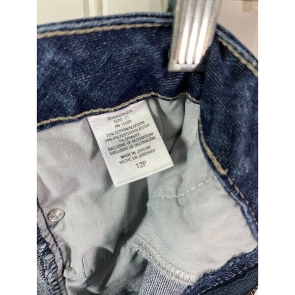 Covington Petite Women's Jeans Straight Leg Size 12P Embroider Pockets (short) - Picture 3 of 7